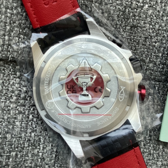 GEVRIL Men's GV2 Scuderia White Dial Black Leather Chronograph Date Watch, 45mm - Picture 11 of 13